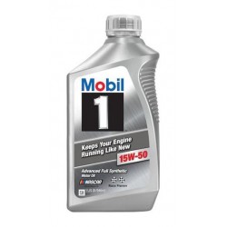 MOBIL 1 15W50 Motor Oil 1 Qt
